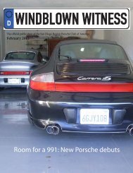 Room for a 991: New Porsche  debuts - Porsche Club of America ...
