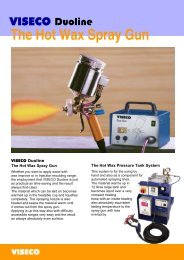 The Hot Wax Spray Gun - VISECO GmbH