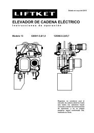 ELEVADOR DE CADENA ELÉCTRICO - liftket.de