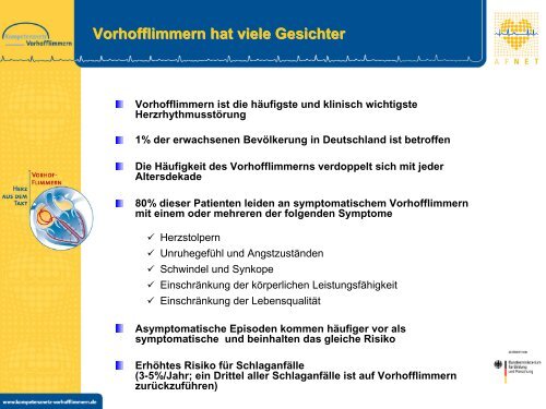 Folie 1 - Kompetenznetz Vorhofflimmern