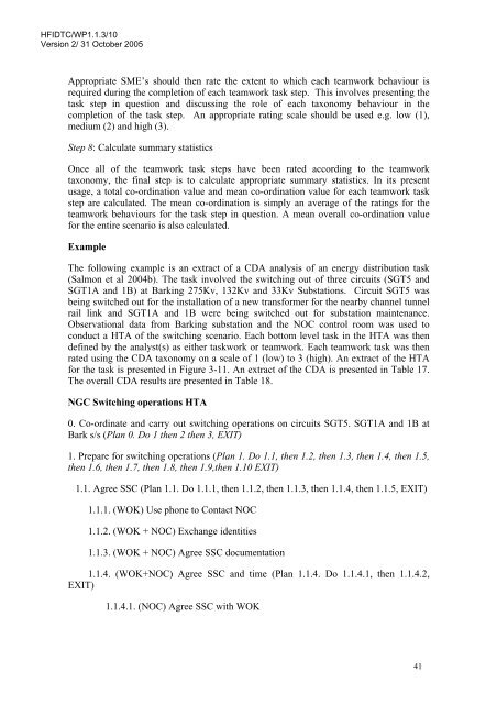 A Review of the Event Analysis of Systemic Teamwork Methodology