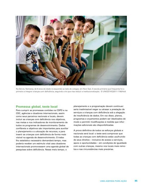 CrianÃ§as com DeficiÃªncia - UNICEF Mozambique - Home page