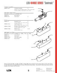 LCN 4040SE SERIES “Sentronic” - Ingersoll Rand