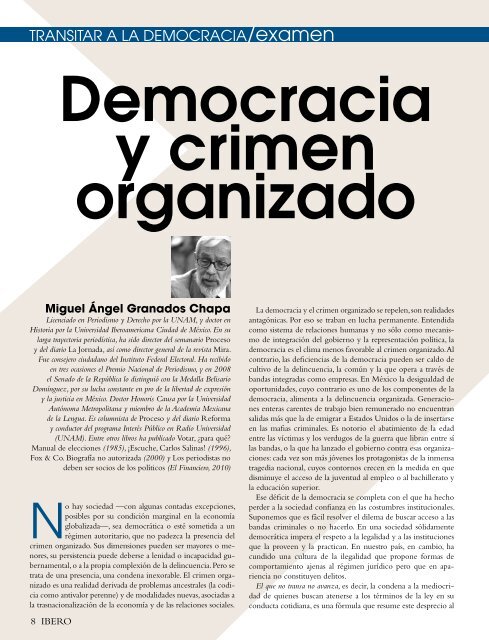 democracia - Ediciones Universitarias