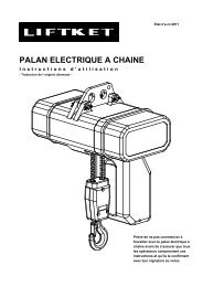 PALAN ELECTRIQUE A CHAINE - liftket.de