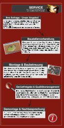 SERVICE Montage&Baubetreuung