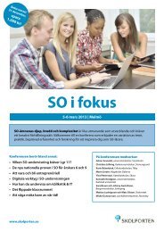 SO i fokus - Skolporten