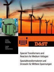 Special Transformers and Reactors for  Medium Voltages ...