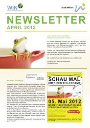 newsletter april 2012 - Wittener Internationales Netzwerk (WIN)