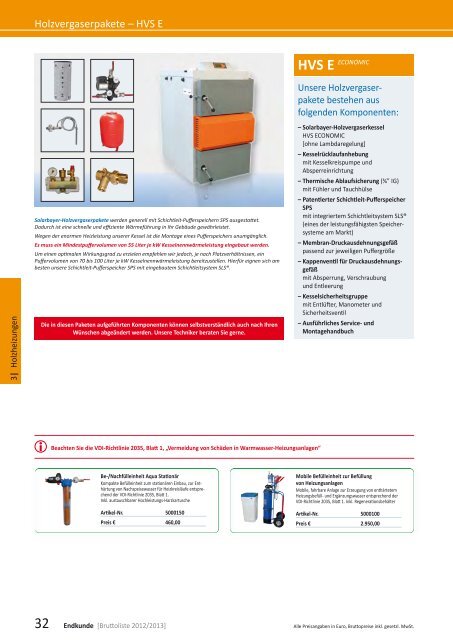 Preisliste Endkunde - Solarbayer GmbH