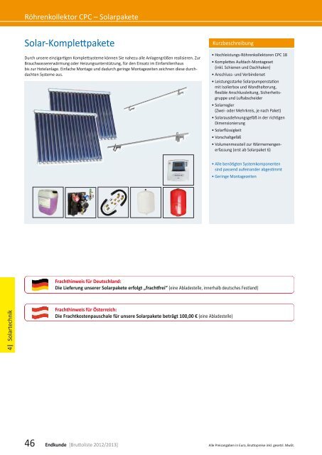 Preisliste Endkunde - Solarbayer GmbH