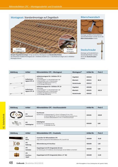 Preisliste Endkunde - Solarbayer GmbH