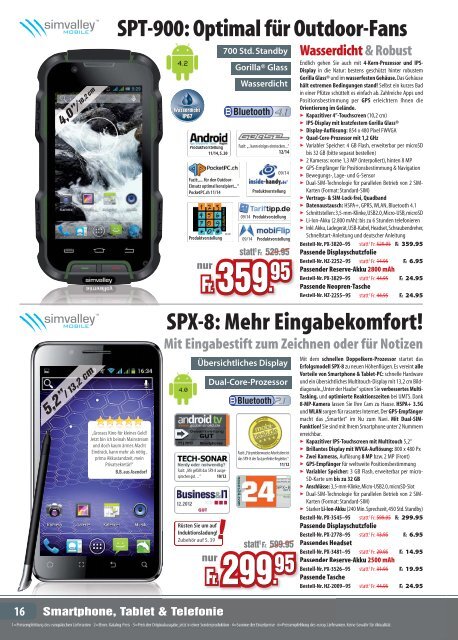 GPS-Warner mit Display +