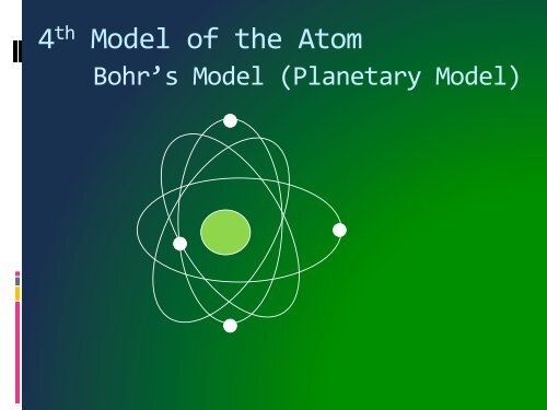 HISTORY OF THE DEVELOPMENT OF THE ATOMIC MODEL