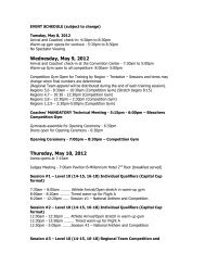 Event Schedule (4/25/2012 uploaded) - Queen City Gymnastics