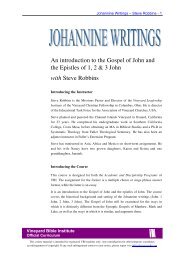 An introduction to the Gospel of John and the Epistles of 1, 2 & 3 ...