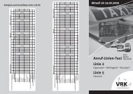 Anruf-Linien-Taxi Linie 2 Linie 5