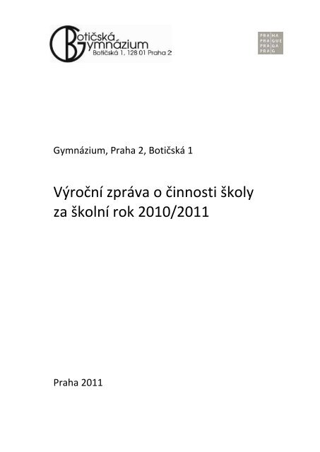 2010/2011 - GymnÃ¡zium BotiÄskÃ¡