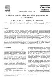 Modeling soot formation in turbulent kerosene/air jet diffusion flames