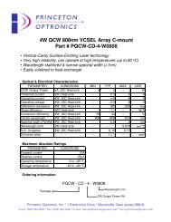 4W QCW 808nm VCSEL Array C-mount Part ... - ILPhotonics.com