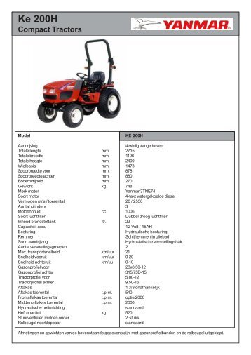 Yanmar Ke200H