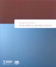 Cuidados paliativos: Guías para el manejo clínico - PAHO/WHO