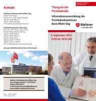 Kontakt - Malteser Krankenhaus Bonn/Rhein-Sieg