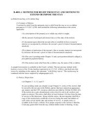 b-4001-1. motions for relief from stay and motions to extend or ...