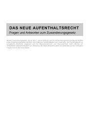 DAS NEUE AUFENTHALTSRECHT