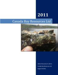 Canada Bay Resources Ltd - Kitco