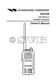 : Standard Horizon - VHF HX280E / HX370E, at www.SVB.de - SVB 24