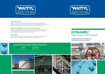 Epinamel High Performance Epoxies Brochure - Wattyl Web ...