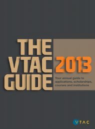 Your annual guide to applications, scholarships, courses ... - VTAC