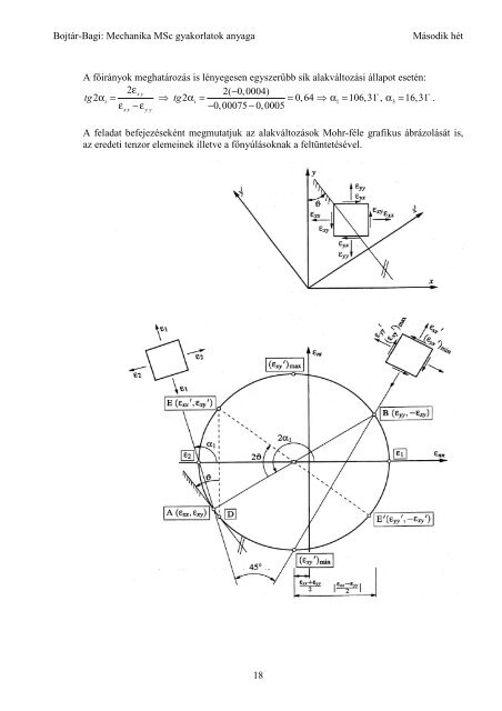 2. hét: Az alakváltozás fogalma, kis és nagy alakváltozások ...