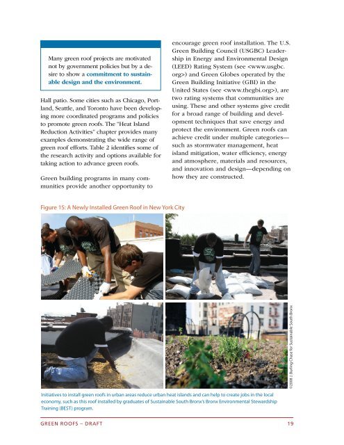 Reducing Urban Heat Islands: Compendium of Strategies - Green ...