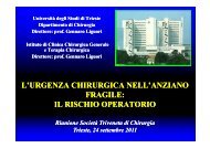 M. Roseano (Trieste) - SocietÃ  Triveneta di Chirurgia