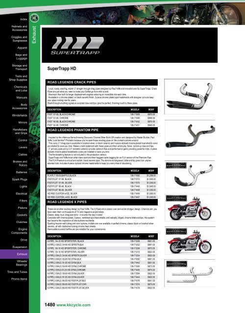 Exhaust - KK Motorcycle Supply