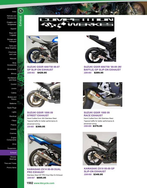 Exhaust - KK Motorcycle Supply