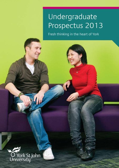 Undergraduate Prospectus 2013 - Study in the UK