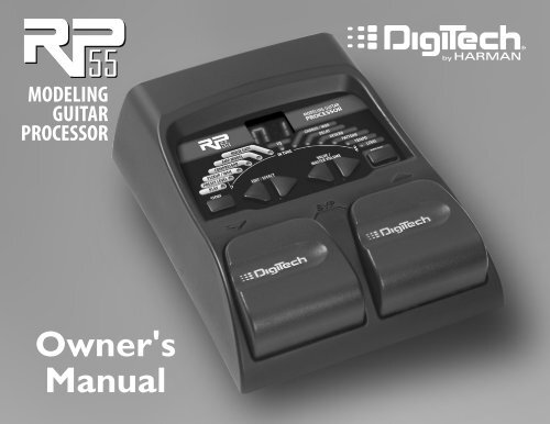 RP55 Owner's Manual-English - Digitech