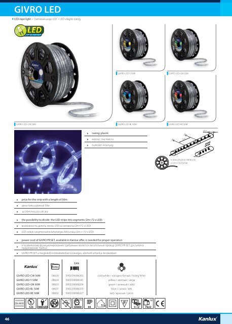 LED60 SMD GU10 - Kanlux