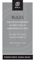 NHLA Rule Book - National Hardwood Lumber Association