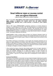 Smart Adserver signe un nouveau contrat avec une agence ...