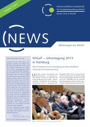 WiGeP News 1/2013