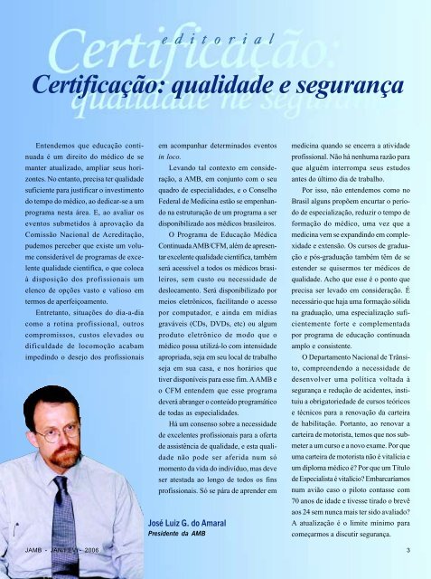 Educação Médica Continuada Educação Médica Continuada - AMB