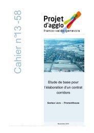 Cahier n°13-58 : secteur Jura-Promenthouse - Grand Genève