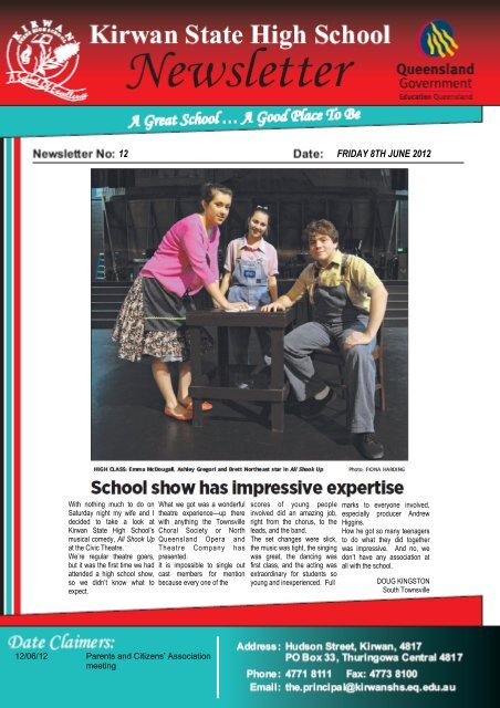 Newsletter-no-12-8-June-2012 - Kirwan State High School