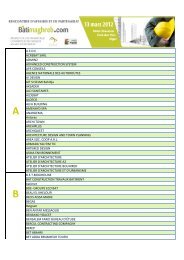 Liste des participants 2012 - Made-in-algeria.com