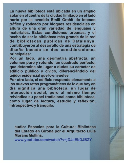 e-ArquiNoticias N° 22 nota N° 2 Luz para la cultura por el arq. Carlos Sánchez Saravia