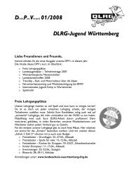 Anschreiben - DLRG-Jugend WÃ¼rttemberg